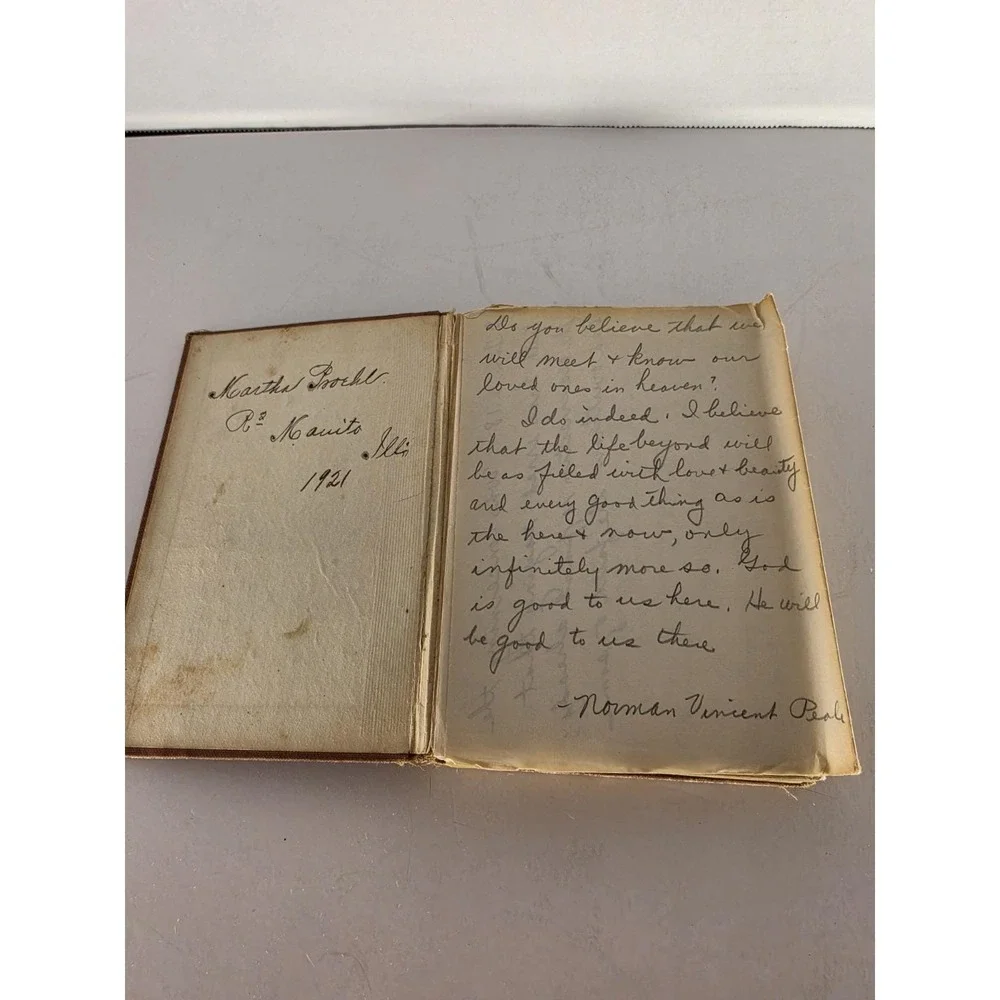 Martin Luther Small Catechism Lutheran Book Pre-1921 Handwritten Notes Antique